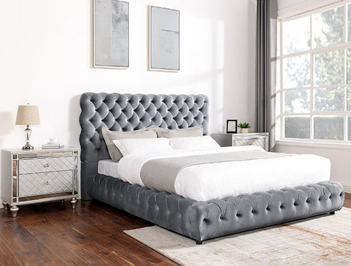FLOR 2PC BED QUEEN GRAY - FAMSA Furniture (TX)