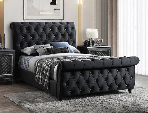 KYRIE 3PC QUEEN BED BLACK - FAMSA Furniture (TX)