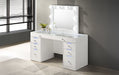LUXO 4PC VANITY SET WHITE - FAMSA Furniture (TX)