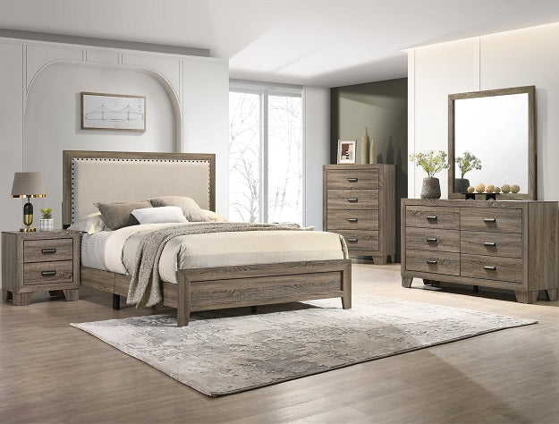 MILL 4PC BEDROOM SET QUEE GRAY - FAMSA Furniture (TX)