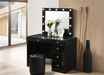 MORGAN 3PC VANITY SET BLACK - FAMSA Furniture (TX)