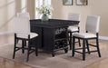REGENT CT HT DINING 7 PC BLACK - FAMSA Furniture (TX)