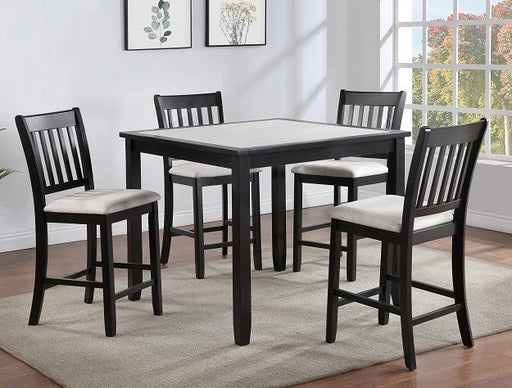 Salva 5-Piece Counter Height Set - FAMSA Furniture (TX)