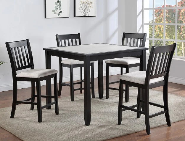 Salva 5-Piece Counter Height Set - FAMSA Furniture (TX)