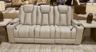 Elevate Edges Reclining Sofa with Drop Down Table - FAMSA Furniture (TX)