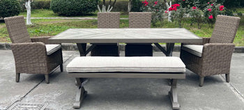 Laguna Heights Bench with Cushion - FAMSA Furniture (TX)