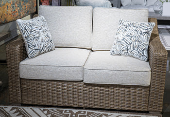 Laguna Heights Outdoor Loveseat with Cushion - FAMSA Furniture (TX)