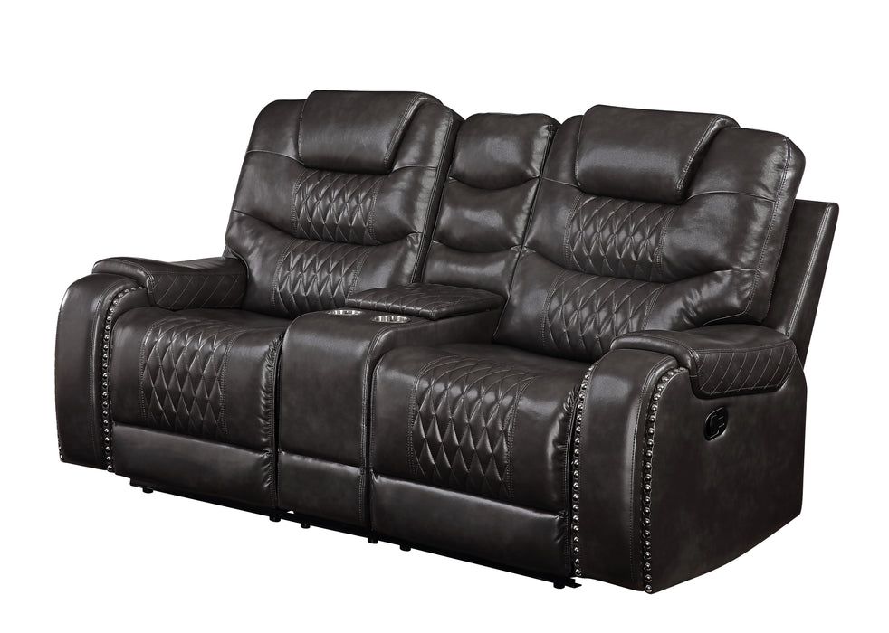 Braylon Motion Loveseat w/Console - Image 6