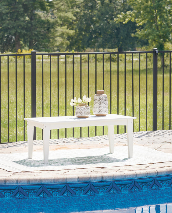 Hyland wave Outdoor Coffee Table - FAMSA Furniture (TX)