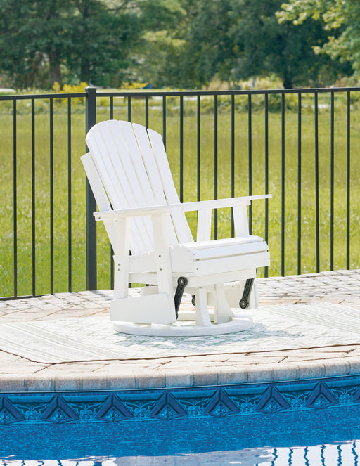 Hyland wave Outdoor Swivel Glider Chair - FAMSA Furniture (TX)