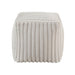 Simpsonville Pouf in White - P31001 - FAMSA Furniture (TX)