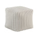 Simpsonville Pouf in White - P31001 - FAMSA Furniture (TX)
