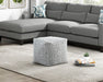 Easley Pouf in Black/Multi/White - P31003 - FAMSA Furniture (TX)