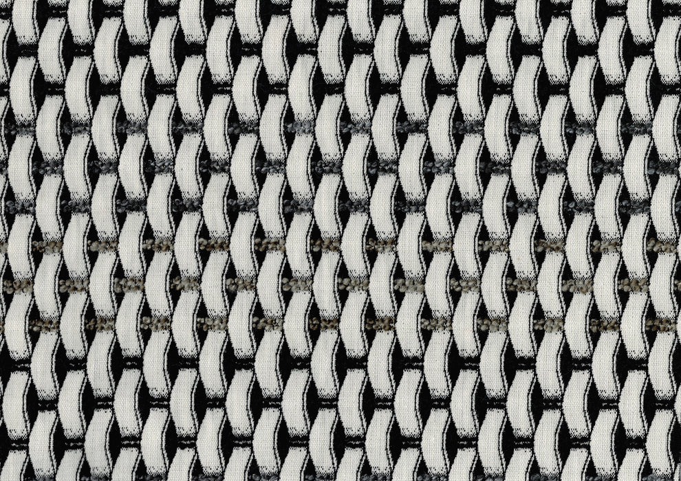 Trent Pouf in Black/Gray/Multi - P31006 - FAMSA Furniture (TX)