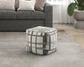 Monica Pouf in Black/Multi/White - P31007 - FAMSA Furniture (TX)