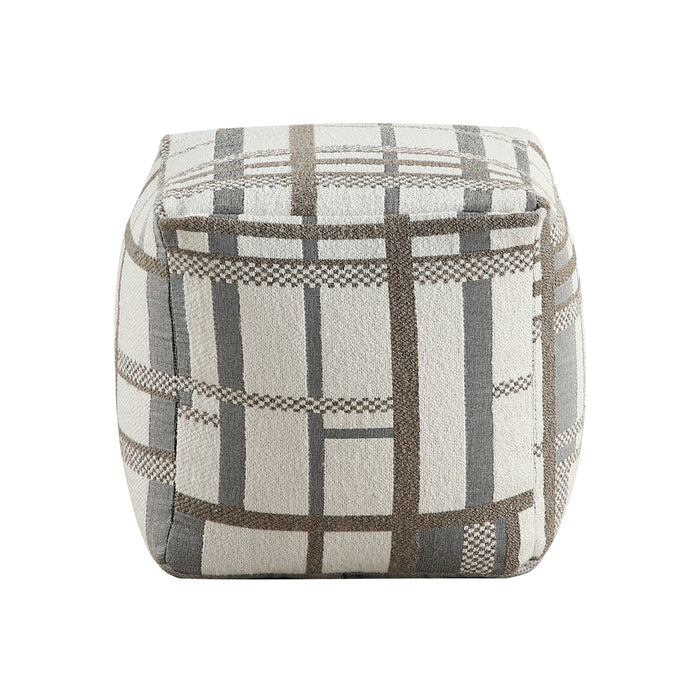 Monica Pouf in Black/Multi/White - P31007 - FAMSA Furniture (TX)