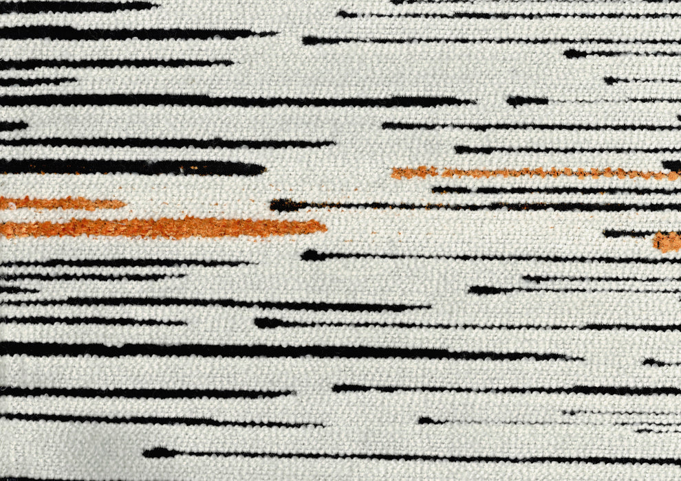 Poplar Pouf in Black/Multi/Orange - P31008 - FAMSA Furniture (TX)