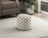 Nantes Pouf in Black/Brown/Multi - P31009 - FAMSA Furniture (TX)