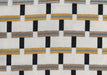 Nantes Pouf in Black/Brown/Multi - P31009 - FAMSA Furniture (TX)