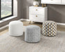 Nice Pouf in White - P31010 - FAMSA Furniture (TX)