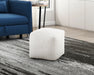 Celina Pouf in White - P31011 - FAMSA Furniture (TX)