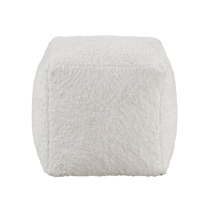 Celina Pouf in White - P31011 - FAMSA Furniture (TX)