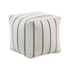 Pewter Pouf in Black/White - P31013 - FAMSA Furniture (TX)