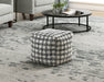 Misty Pouf in Black/White - P31014 - FAMSA Furniture (TX)