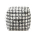 Misty Pouf in Black/White - P31014 - FAMSA Furniture (TX)