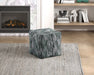 Lundy Pouf in Black/Gray/White - P31016 - FAMSA Furniture (TX)