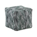 Lundy Pouf in Black/Gray/White - P31016 - FAMSA Furniture (TX)