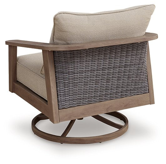 Harmony Headlands Outdoor Swivel Lounge with Cushion - FAMSA Furniture (TX)