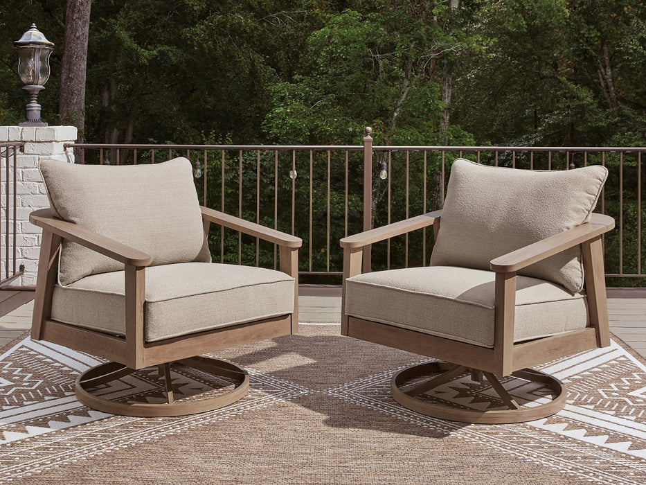 Harmony Headlands Outdoor Swivel Lounge with Cushion - FAMSA Furniture (TX)