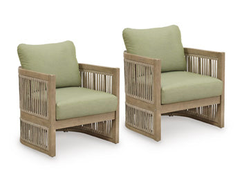 Serena Shores Outdoor Lounge Chair (Set of 2) - FAMSA Furniture (TX)