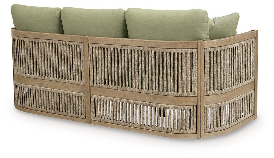 Serena Shores Outdoor Sofa with Cushion - FAMSA Furniture (TX)