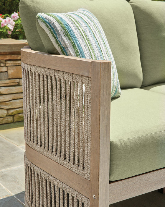 Serena Shores Outdoor Sofa with Cushion - FAMSA Furniture (TX)