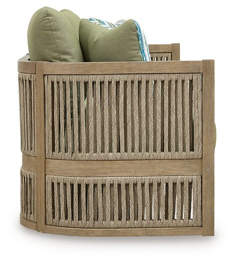 Serena Shores Outdoor Sofa with Cushion - FAMSA Furniture (TX)