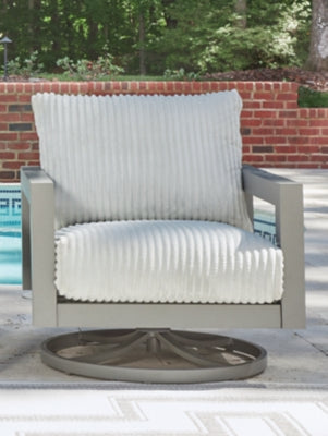 Hurley Park Outdoor Swivel Chair with Cushion - FAMSA Furniture (TX)