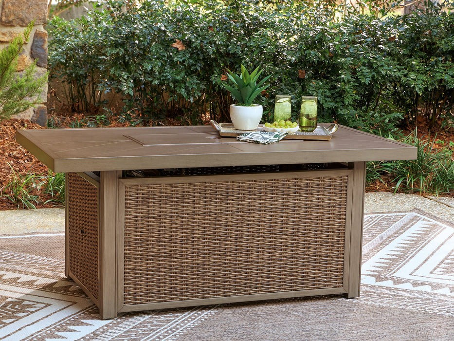 Laguna Heights Outdoor Fire Pit Table - FAMSA Furniture (TX)