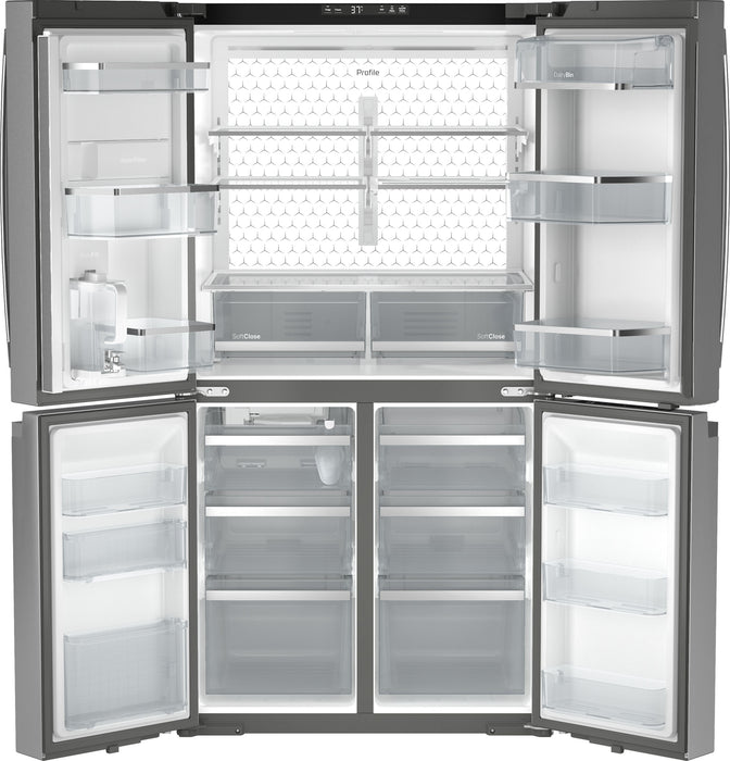 GE Profile™ ENERGY STAR® 28.3 Cu. Ft. Quad-Door Refrigerator with Dual-Dispense AutoFill Pitcher PAE28BYTFS