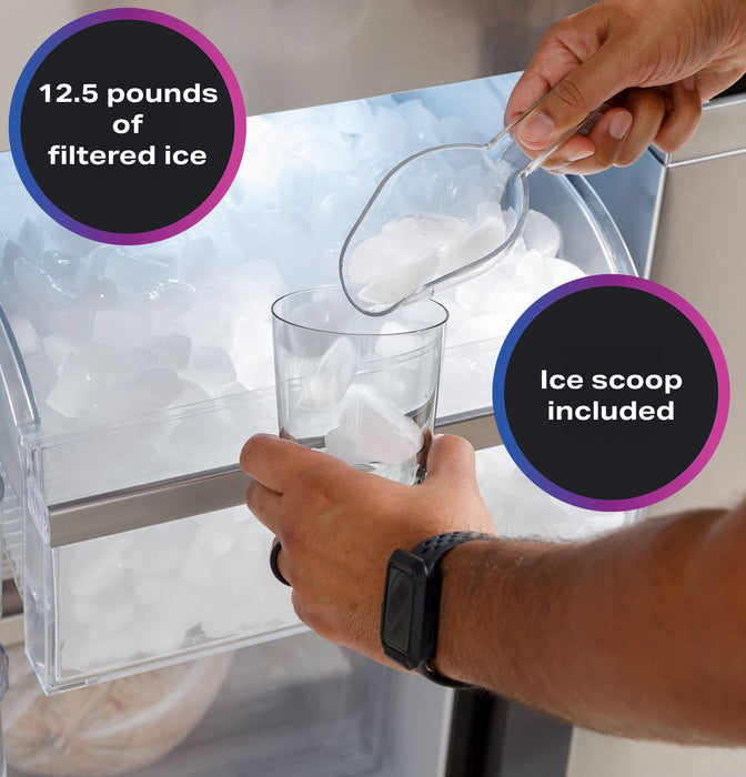 GE Profile™ ENERGY STAR® 28.3 Cu. Ft. Quad-Door Refrigerator with Dual-Dispense AutoFill Pitcher PAE28BYTFS