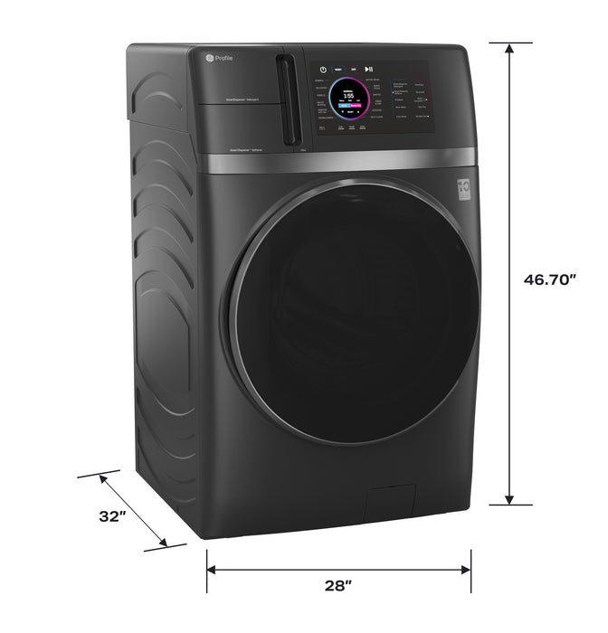 GE Profile ENERGY STAR 4.8 cu. ft. Capacity UltraFast Combo with Ventless Inverter Heat Pump Technology Washer/Dryer PFQ97HSPVDS