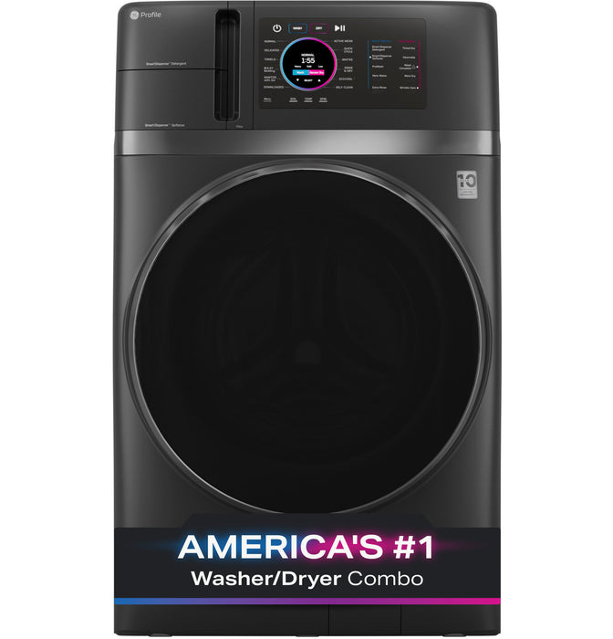 GE Profile ENERGY STAR 4.8 cu. ft. Capacity UltraFast Combo with Ventless Inverter Heat Pump Technology Washer/Dryer PFQ97HSPVDS