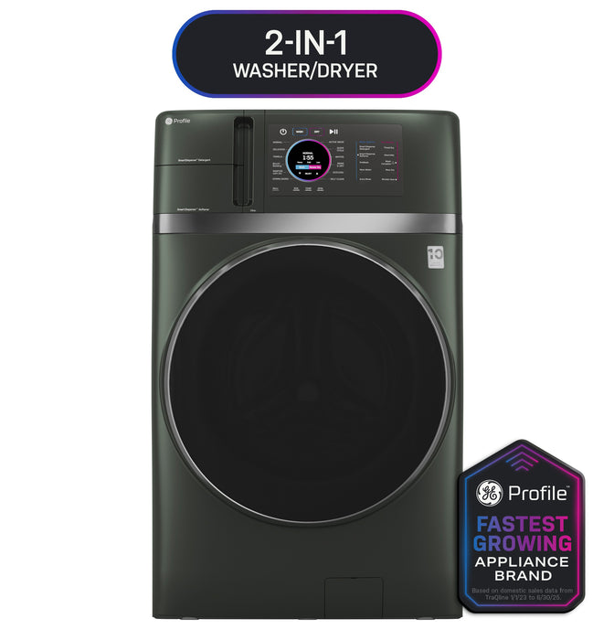 GE Profile™ ENERGY STAR® 4.8 cu. ft. Capacity UltraFast Combo with Ventless Inverter Heat Pump Technology Washer/Dryer PFQ97HSPVGN