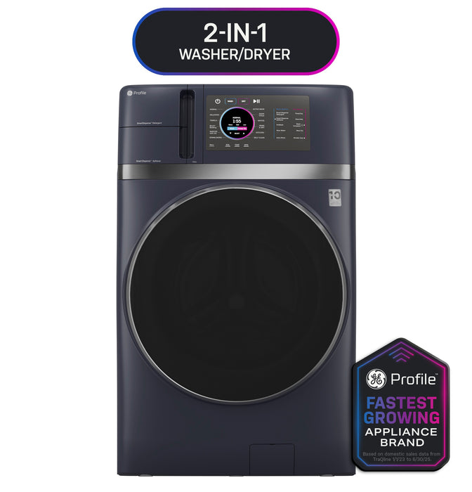 GE Profile™ ENERGY STAR® 4.8 cu. ft. Capacity UltraFast Combo with Ventless Inverter Heat Pump Technology Washer/Dryer PFQ97HSPVRS