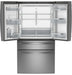 GE Profile™ ENERGY STAR® 28.7 Cu. Ft. Smart Fingerprint Resistant 4-Door French-Door Refrigerator With Dual-Dispense AutoFill Pitcher PGE29BYTFS - FAMSA Furniture (TX)