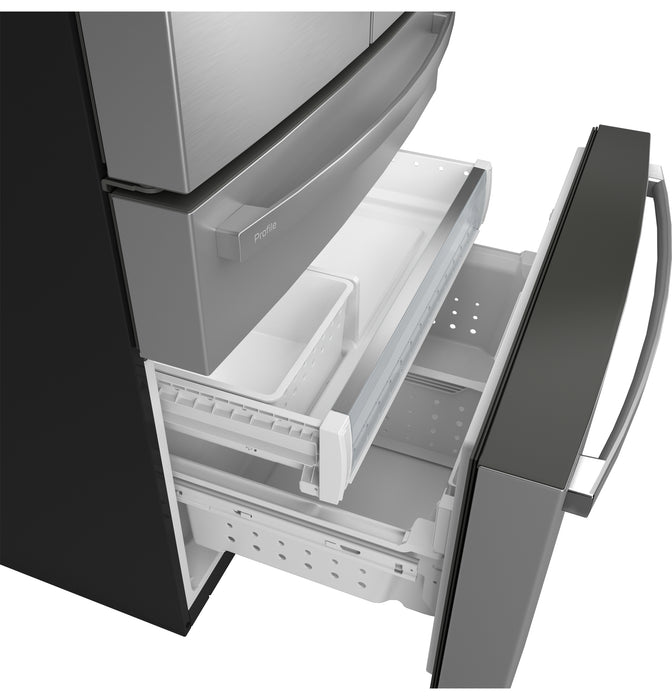 GE Profile™ ENERGY STAR® 28.7 Cu. Ft. Smart Fingerprint Resistant 4-Door French-Door Refrigerator With Dual-Dispense AutoFill Pitcher PGE29BYTFS