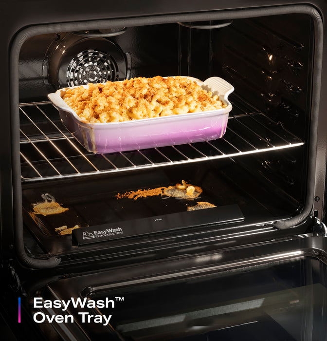 GE Profile™ 30” Smart Free-Standing Gas Convection Range with No Preheat Air Fry and EasyWash™ Oven Tray PGF700AYFS