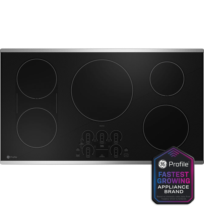 GE Profile™ ENERGY STAR® 36" Built-In Touch Control Induction Cooktop PHP9036STSS