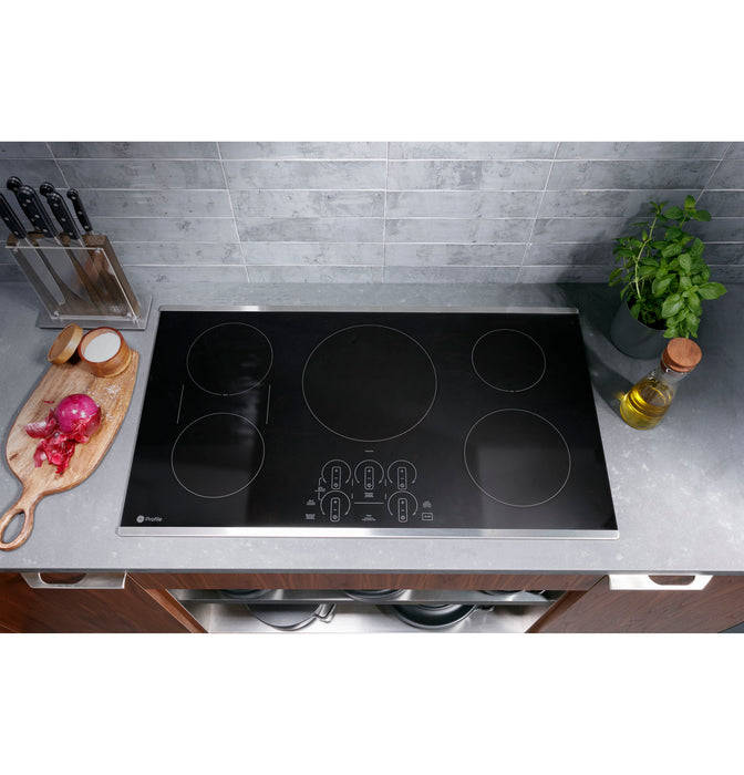 GE Profile™ ENERGY STAR® 36" Built-In Touch Control Induction Cooktop PHP9036STSS